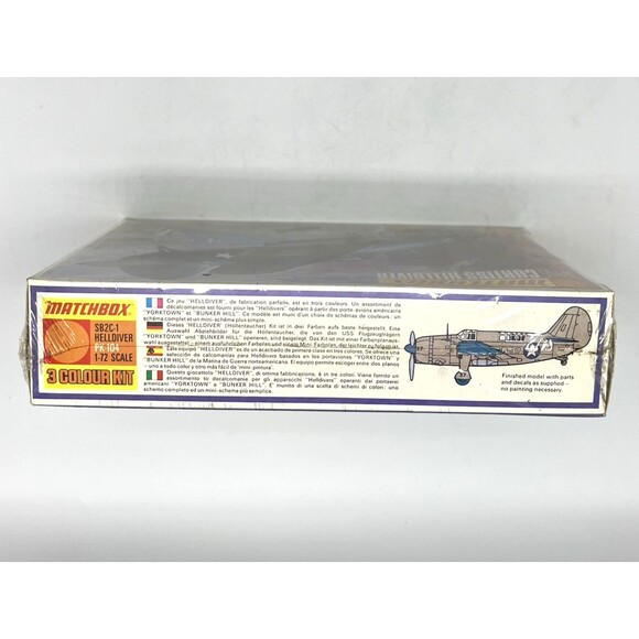Vintage Matchbox Curtiss Helldiver Model Kit 1:72 PK-104 SB2C-1  1973 SEALED - Picture 6 of 7
